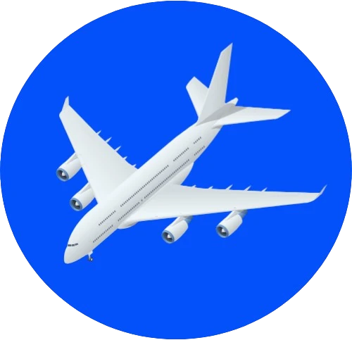 Travel Packages Guide favicon – white airplane logo on blue background