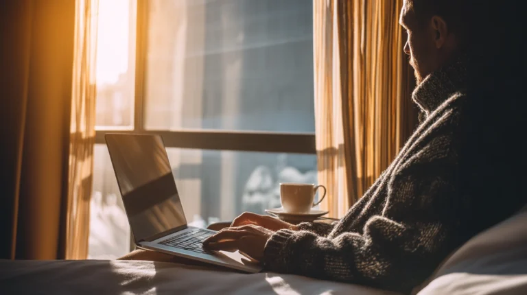 When Is the Best Time to Book Vacation Packages – traveler planning trip online